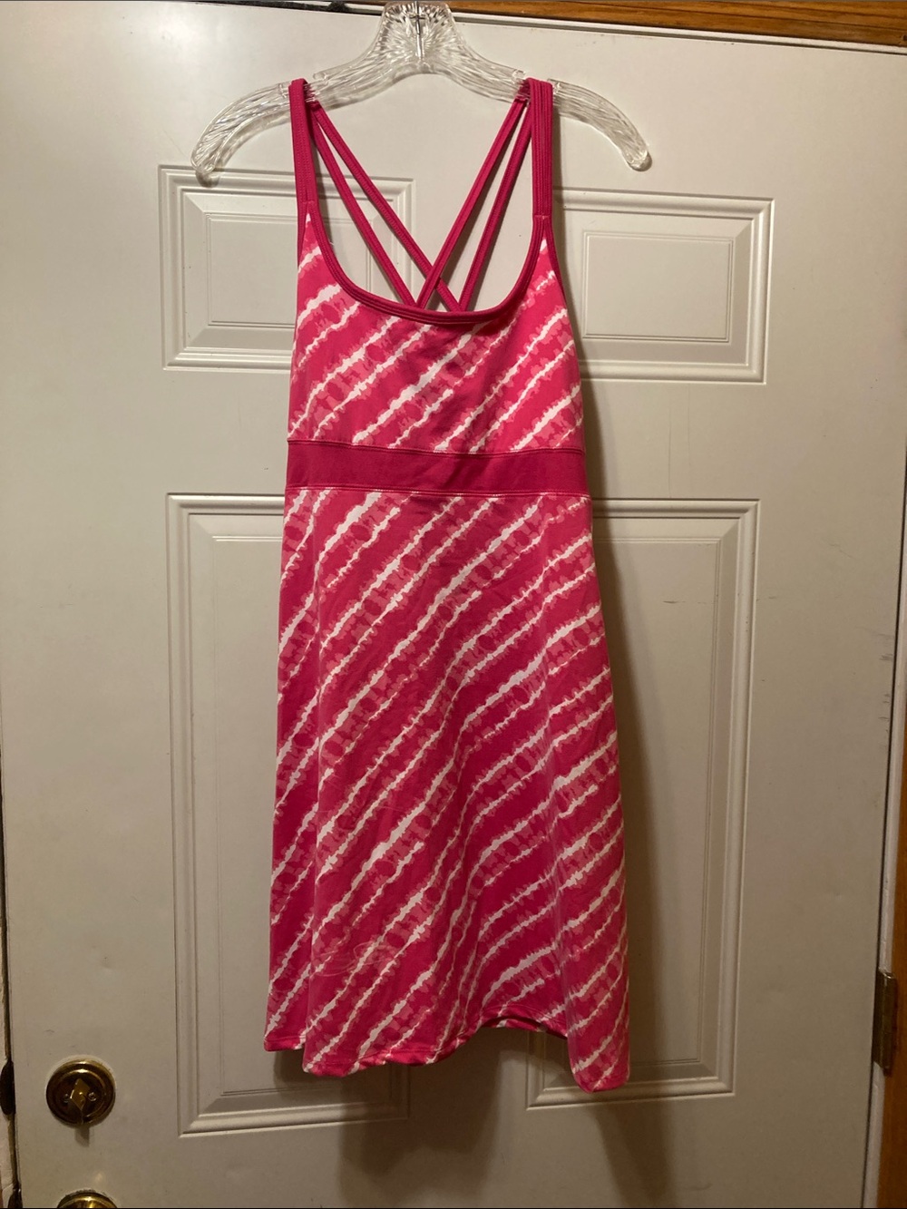 Soybu‎ Pink Tie-Dye Strappy Sundress M